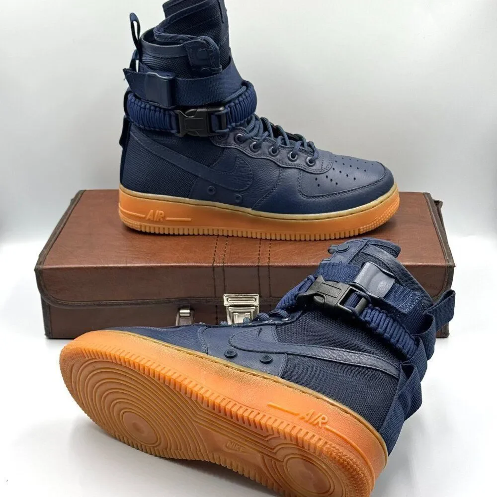 Nike SF Air Force 1 High Navy Gum
